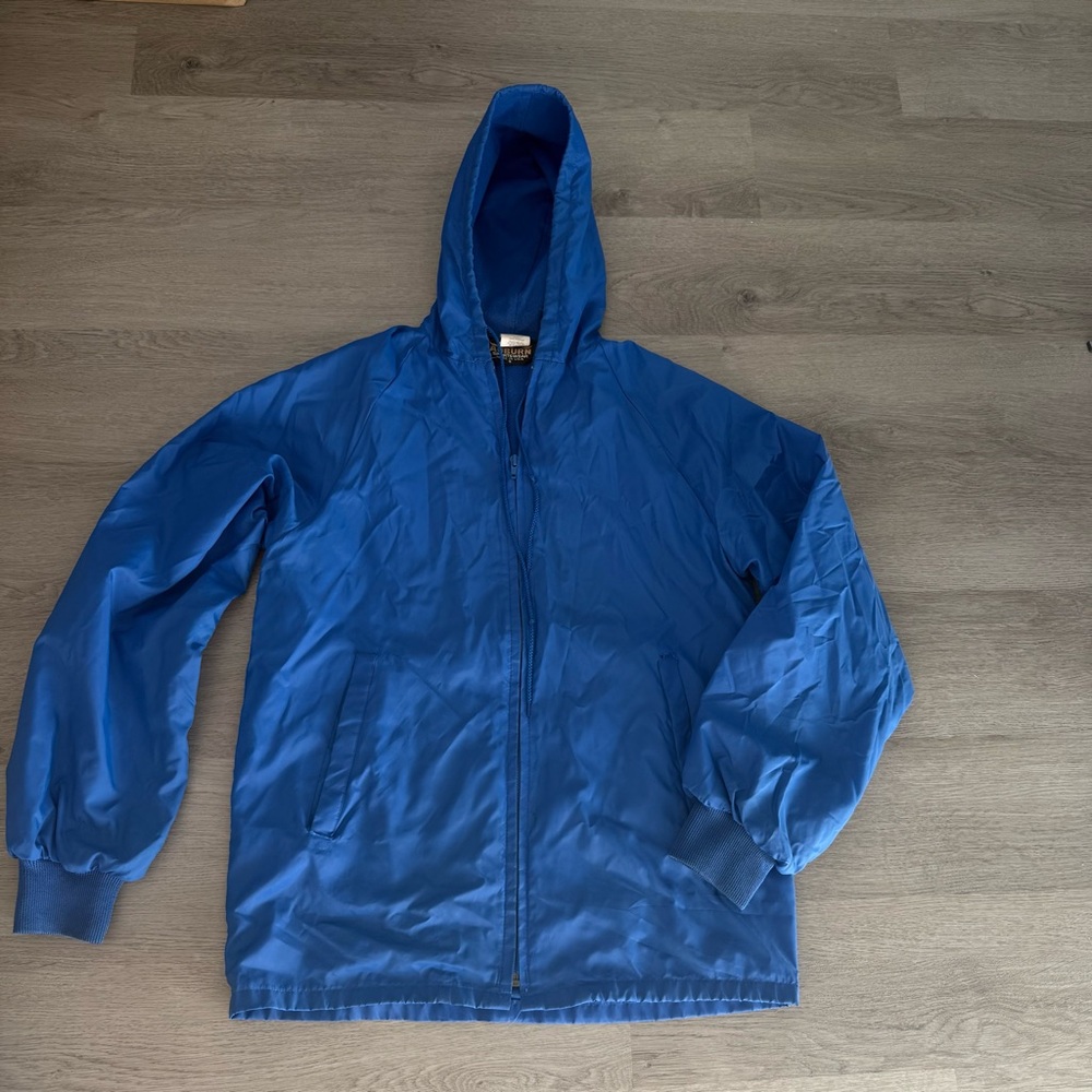 Men's Classic Blue Windbreaker Jacket